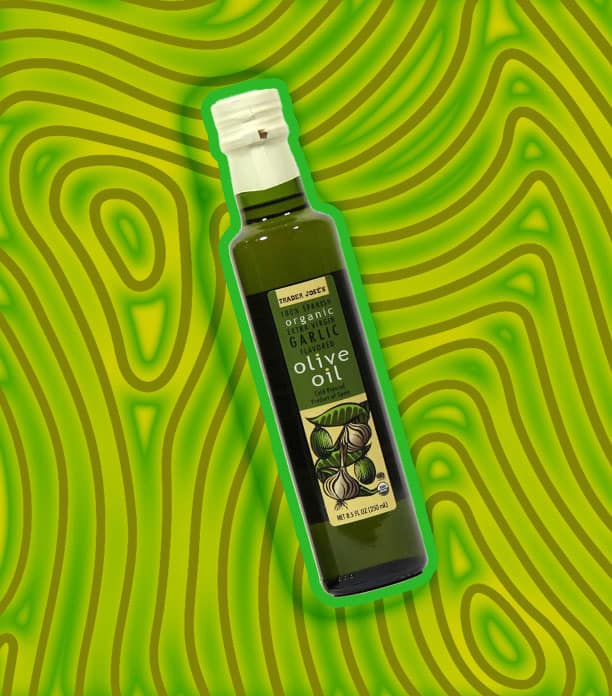 Trader Jose’s Spanish Organic Extra Virgin Garlic Flavored Olive Oil