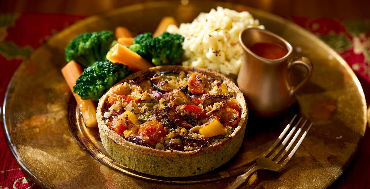 Booker vegetable tart 