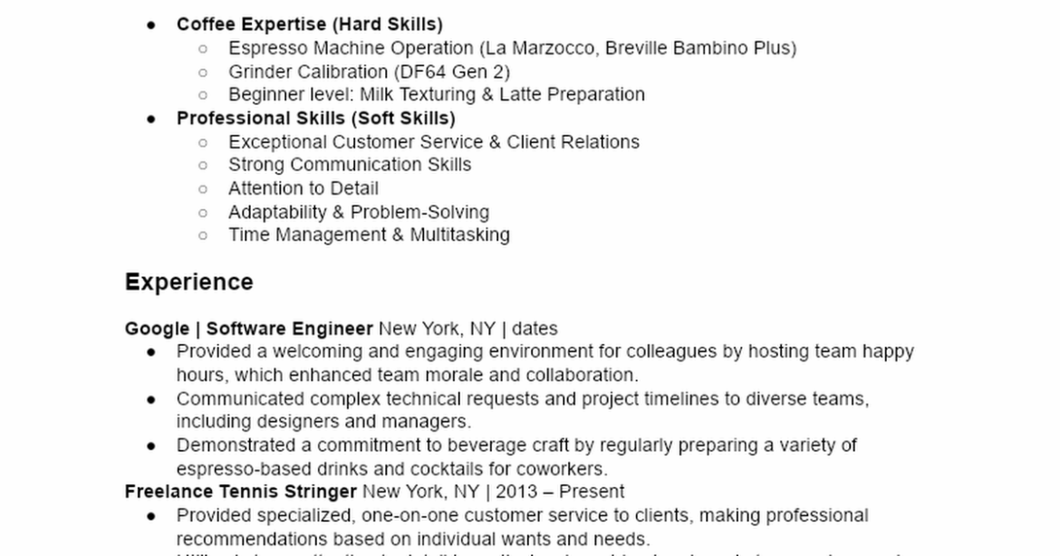 Tips to get a job as a barista