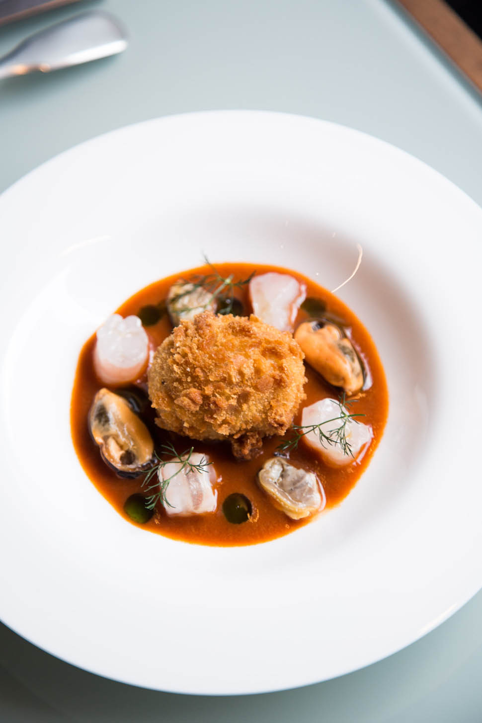 Confine Risotto alla pescatora menu degu Guscio credits Martina Cora