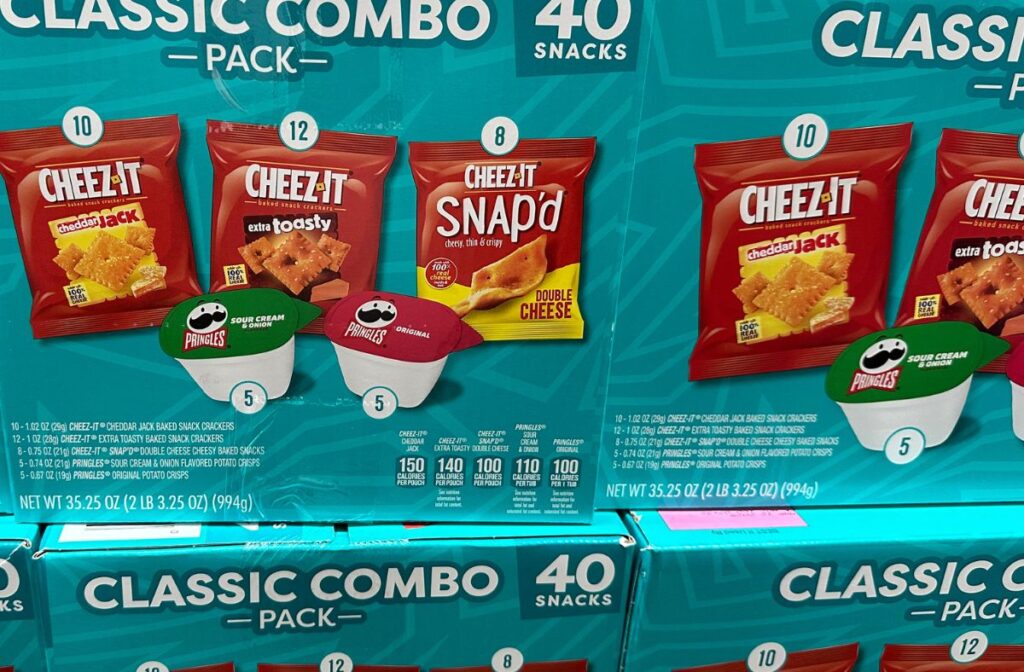 Costco Cheez It and Pringles Combo