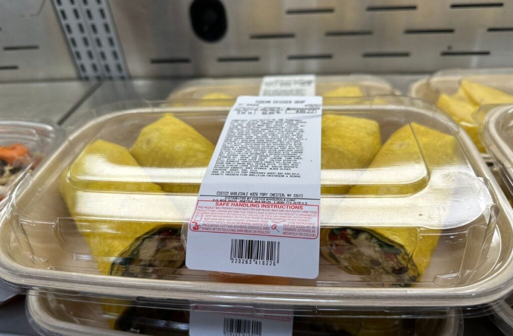 Costco Chicken Wrap