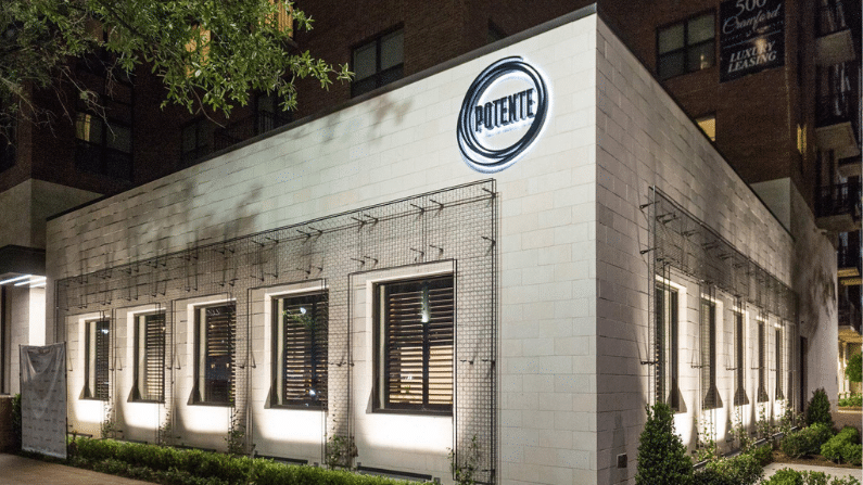 restaurants in downtown houston - potente