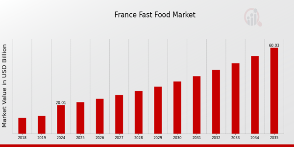 France Fast Food Market size