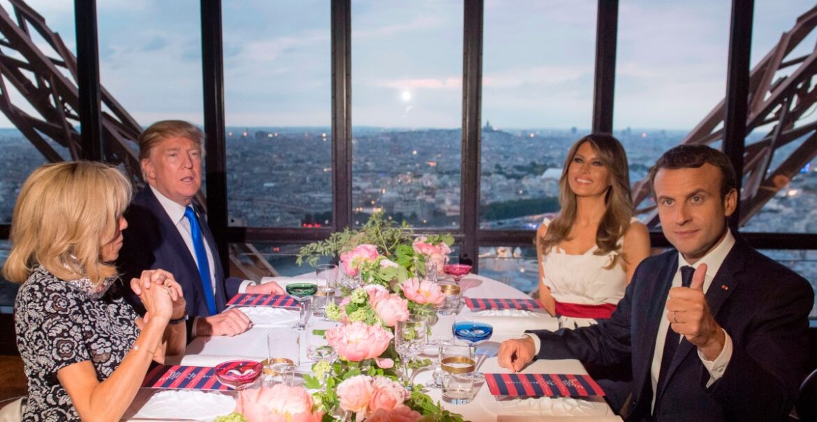 Fast-Food Lover Donald Trump Enjoys Michelin-Starred Meal Atop the Eiffel Tower Fast-Food Lover Donald Trump Enjoys Michelin-Starred Meal Atop the Eiffel Tower