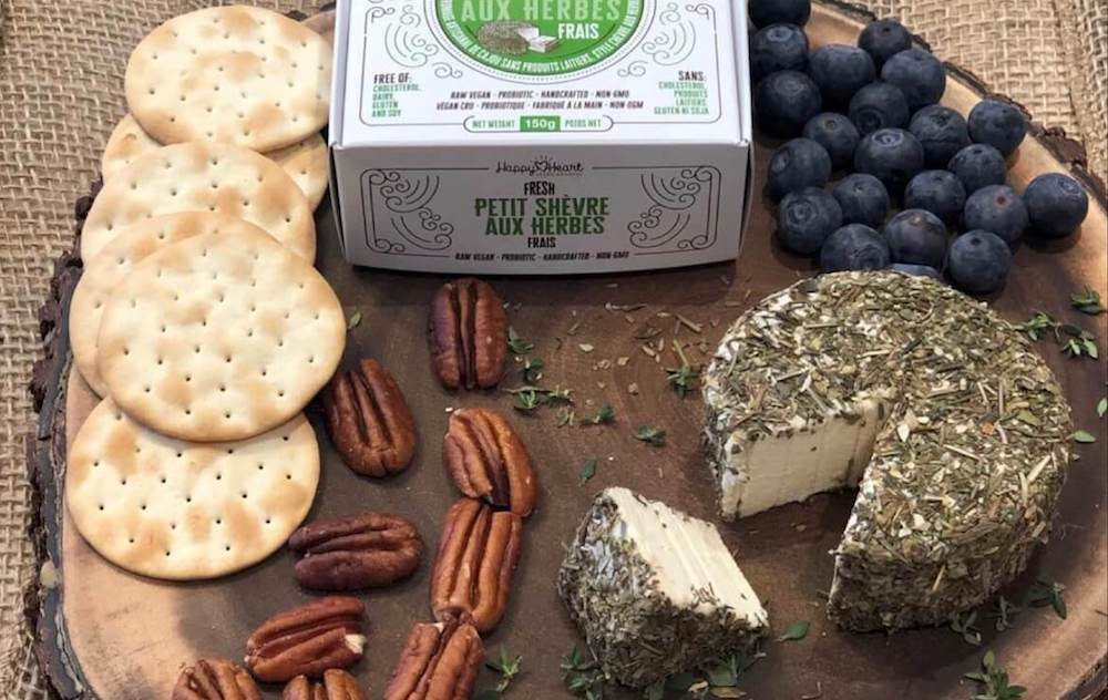 Vegan Aged French Cheese Company ‘Happy Heart Vegan Gourmet’ Debuts in Canada Happy Heart Cheese Plate