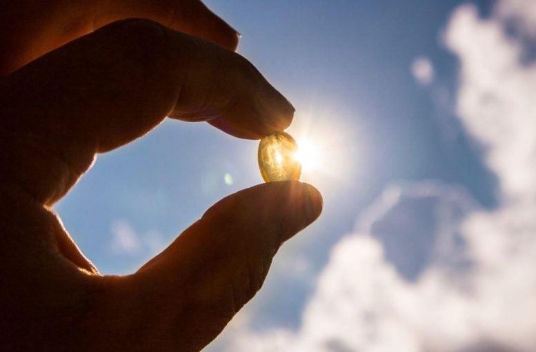 Holding Vitamin D Sunlight