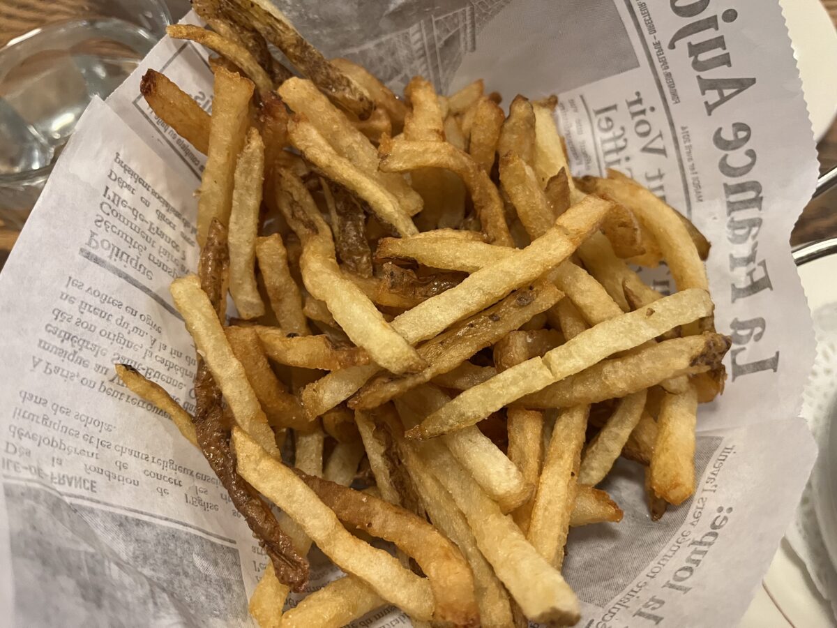 Truffled French fries at Le Tout Va Bien