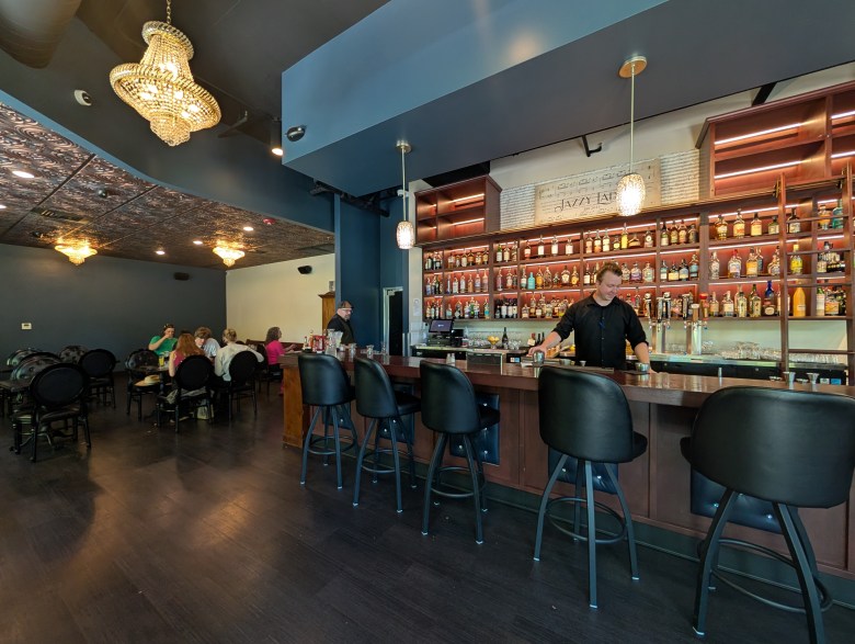 Interior and bar of Jazzy Ladies