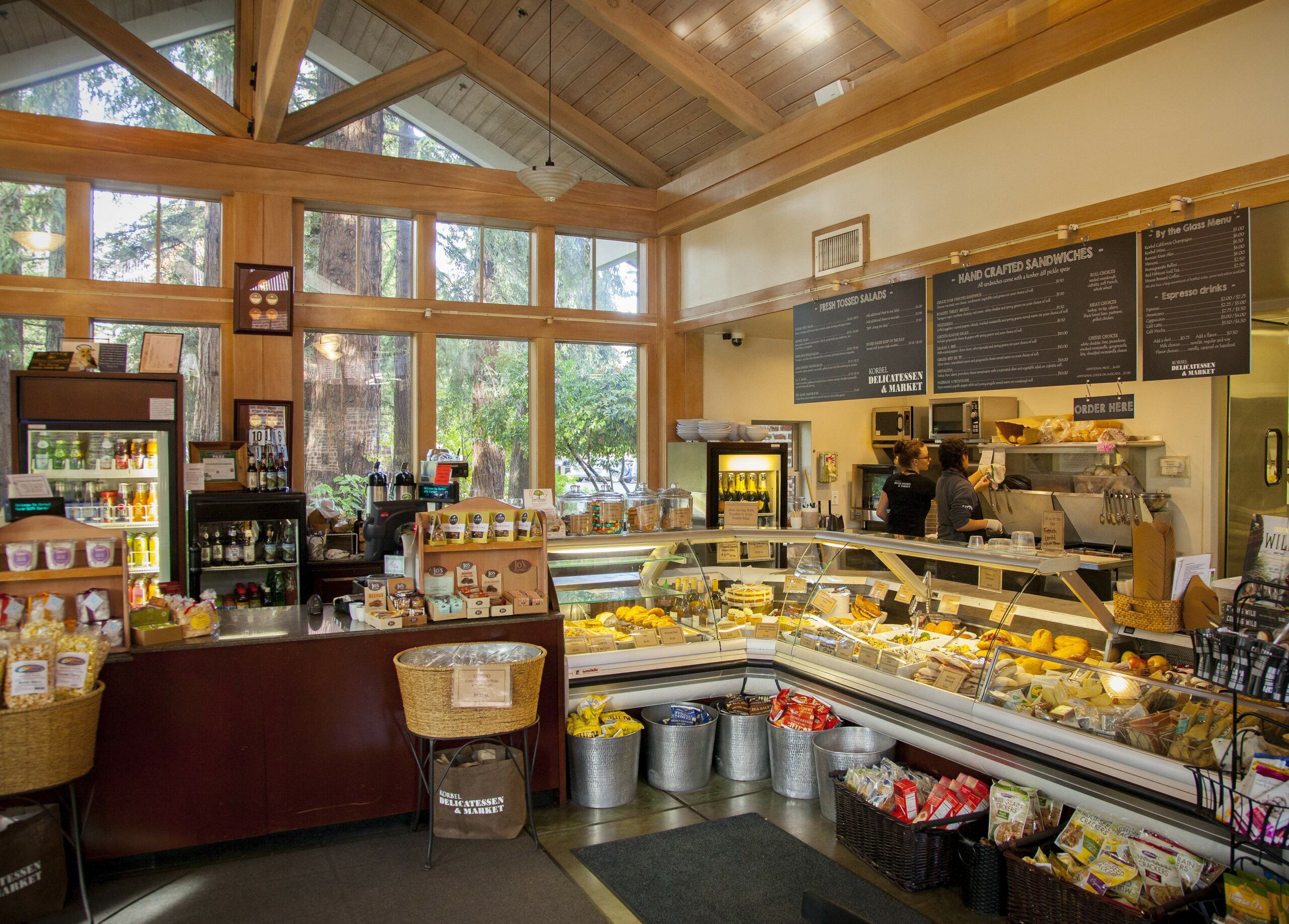 Korbel deli for picnics