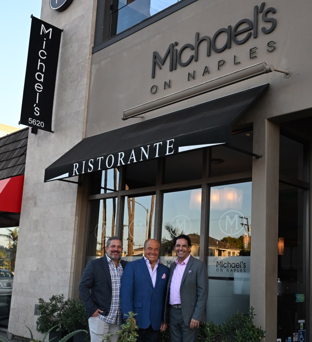 Owners Carl Dene, left, Michael Dene, center, and General Manager...