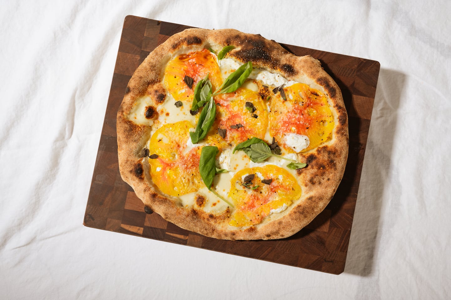 A pizza pie at Anna's in Providence.