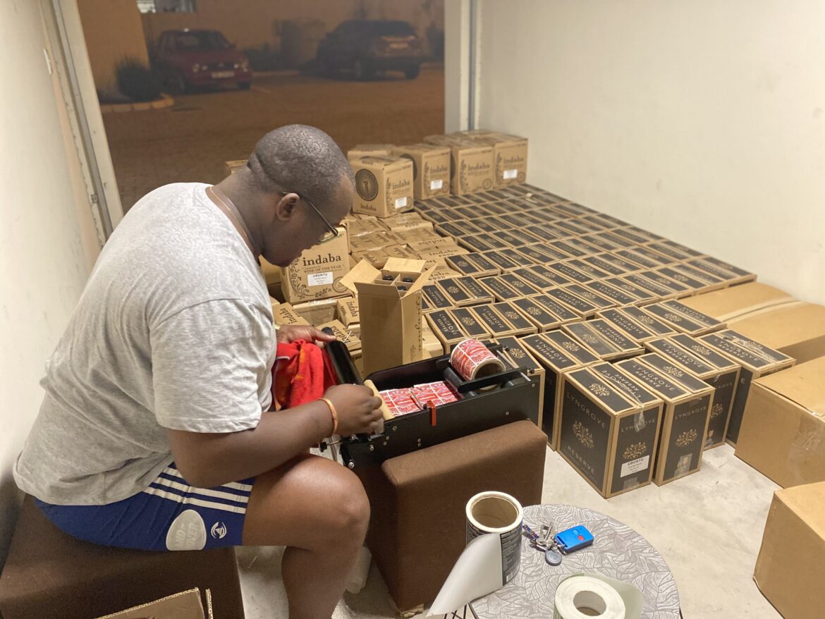 Loyiso Manga at work; Image supplied