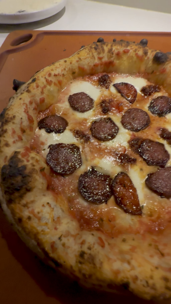 Nduja and salami (96h) biga/sponge recipe