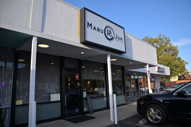 The exterior of MaruJun in San Rafael. (Sherry LaVars/Marin Independent...