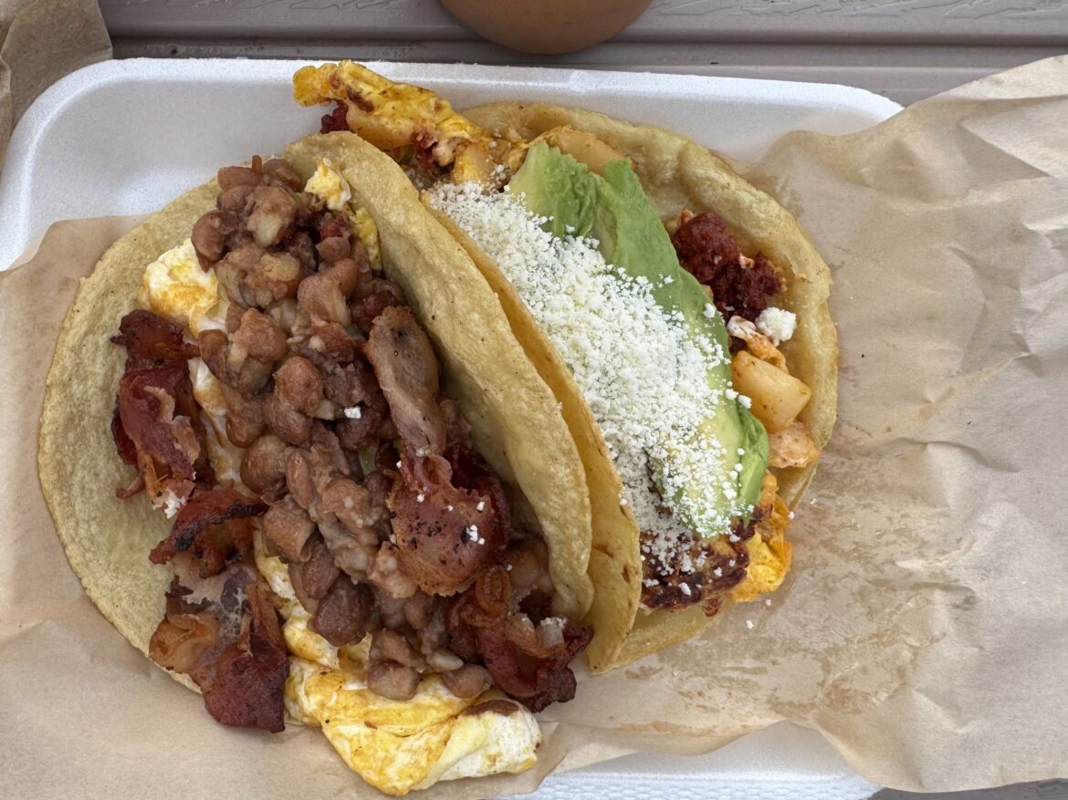 El Bajio Breakfast Tacos