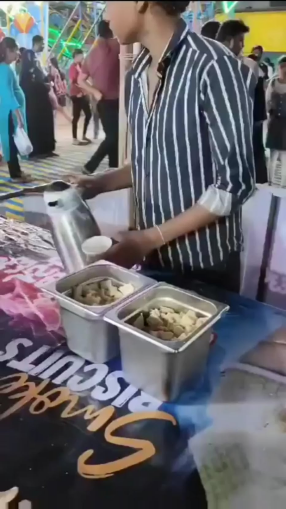 Liquid nitrogen drink