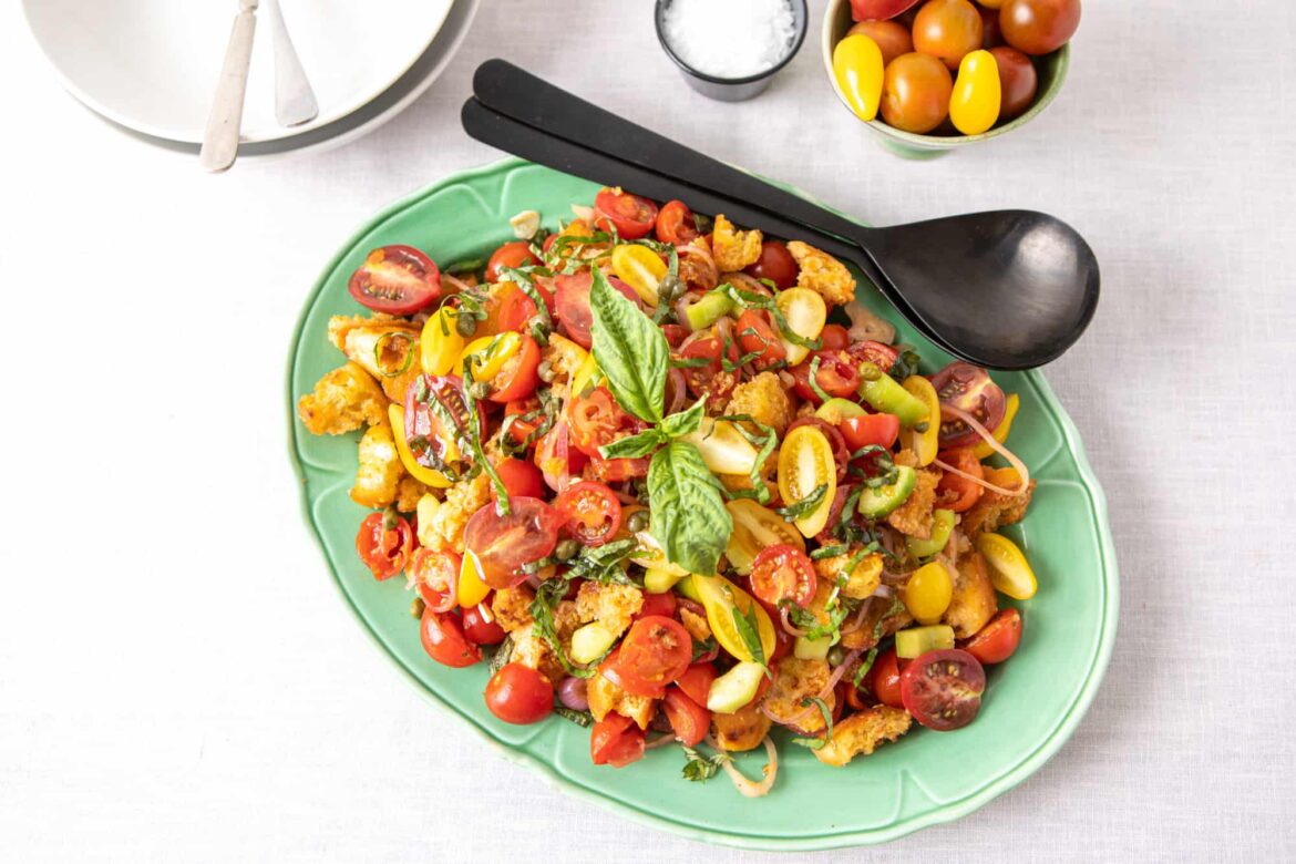Try This Panzanella Recipe at Your Next Summer Potluck Try This Panzanella Recipe at Your Next Summer Potluck