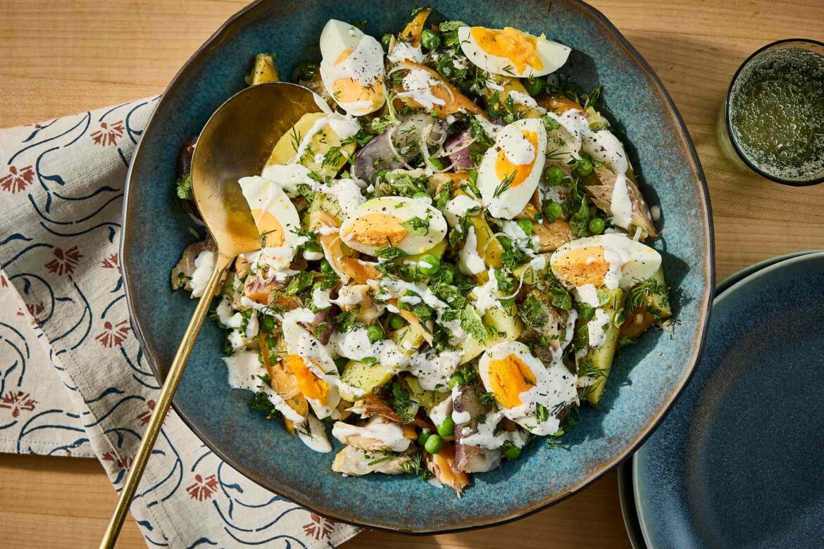 Chef Duane Nutter's Smoked Trout Potato Salad Recipe