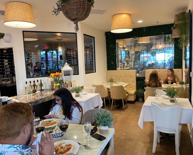 It’s white tablecloth dining at Avenue Italy in Redondo Beach....