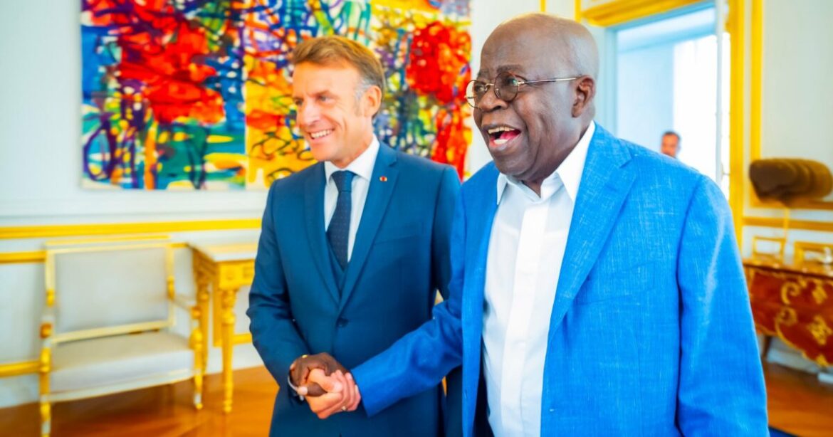 Tinubu, Macron meet amid France Protests Tinubu, Macron meet amid France Protests