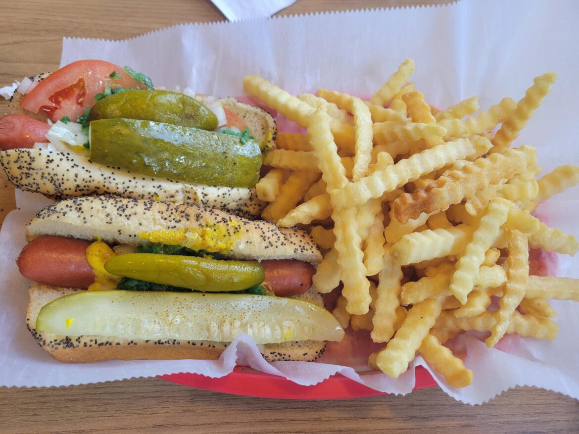 My favorite Chicago dog in the city. The Hat