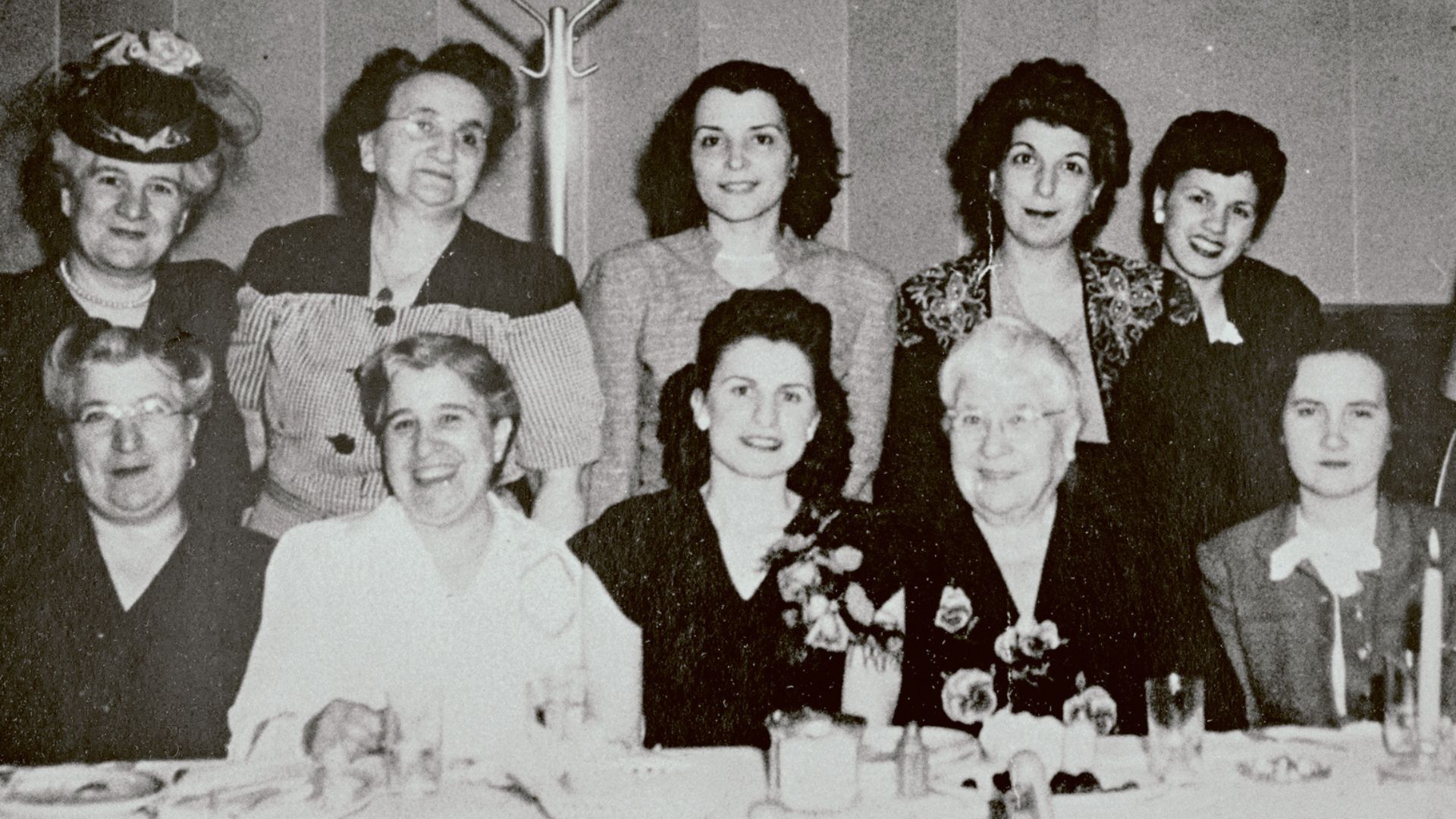 Black and white photo of women through the generations from Lucinda Scala Quinn's family