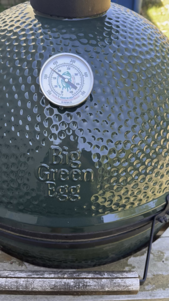 First cook after getting replacement dome. First cook after getting replacement dome.