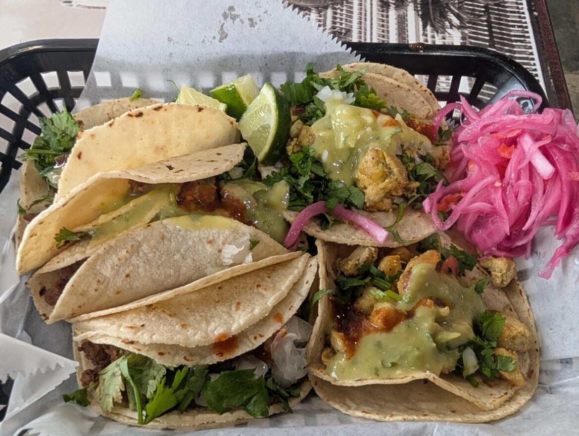 Feliz Martes amigos. 99 cent tacos from my local supermercado