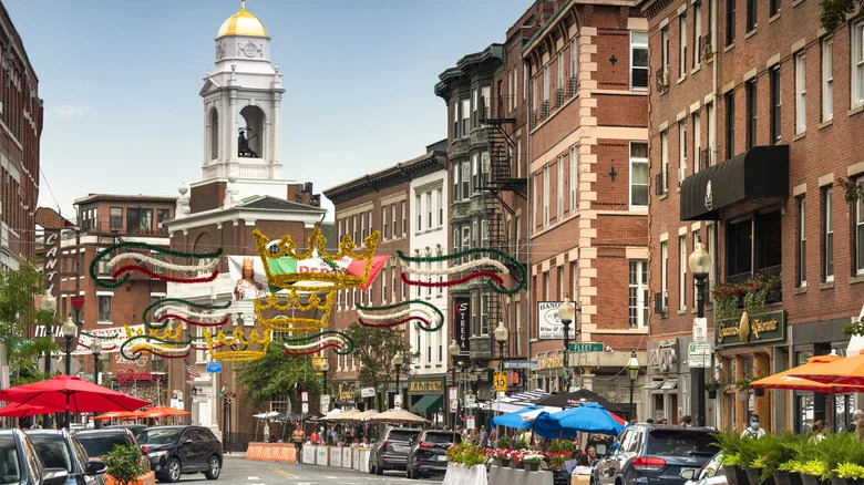 Boston's North End neighborhood