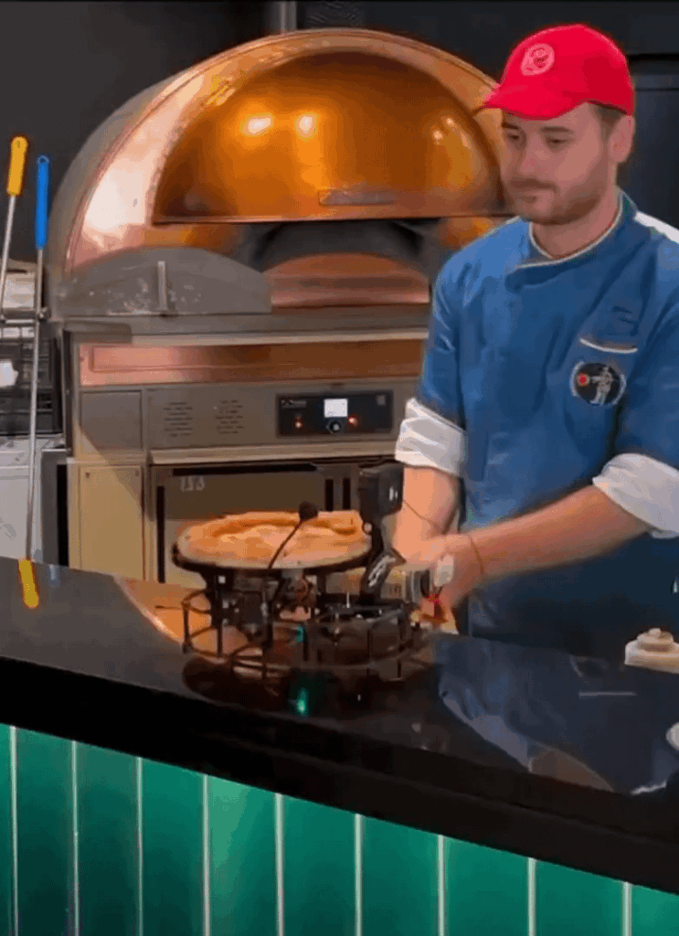 pizza delivered by drones