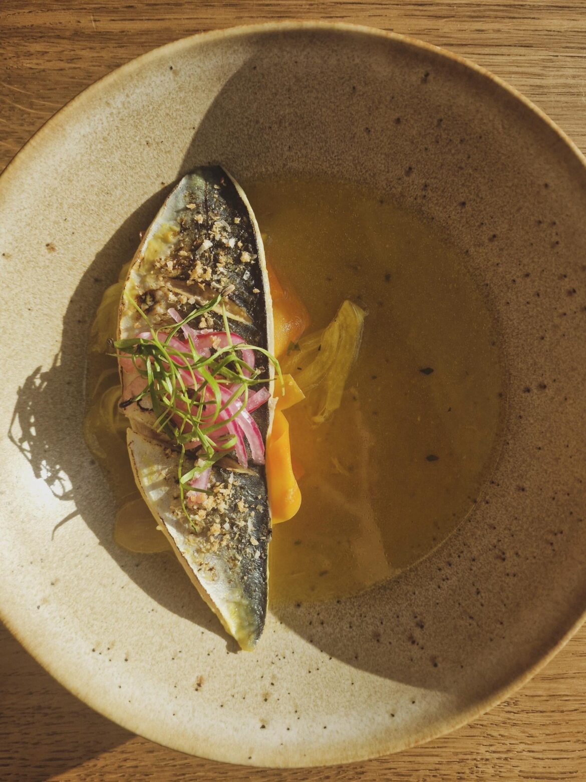 Torched makeral Escabeche