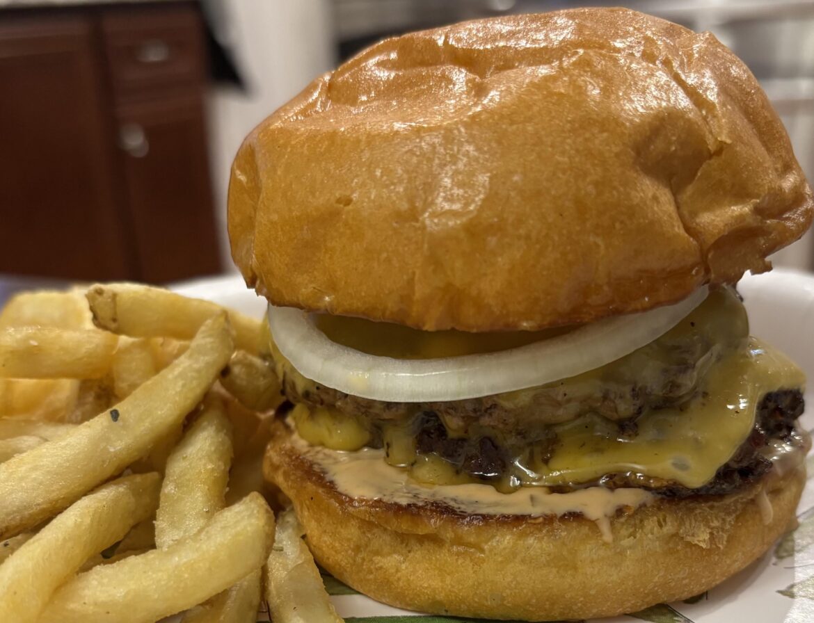 First attempt at a smash burger