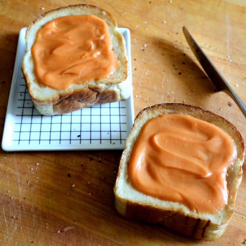 Cheese Whiz on Toast Lights.