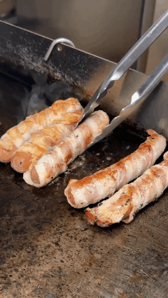 Hot Dog Pizza with Mayo??