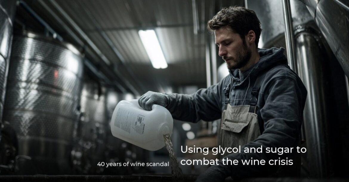 Using glycol and sugar to combat the wine crisis