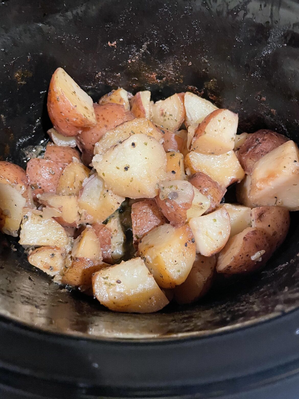 Slow Cooker Ranch Roasted Potatoes