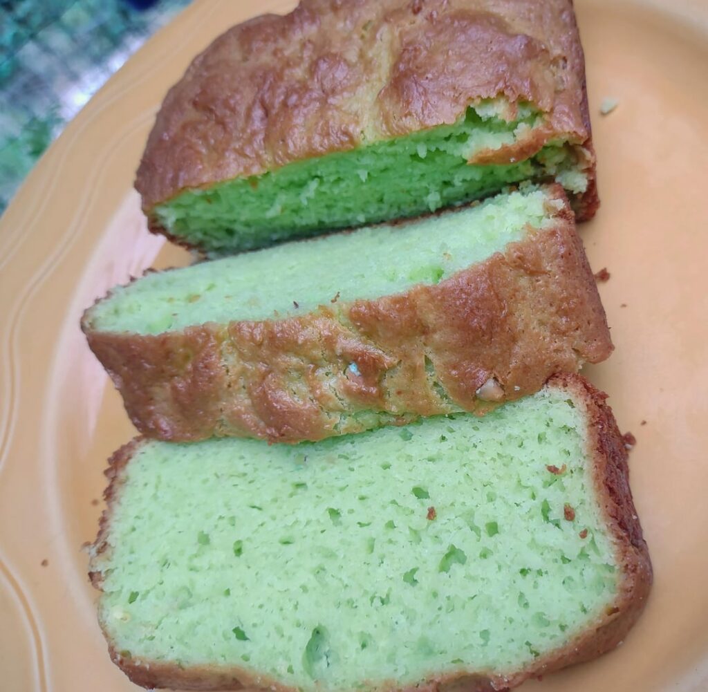 My grandpa left me all his index cards when he died. I made the one for pistachio nut bread today.