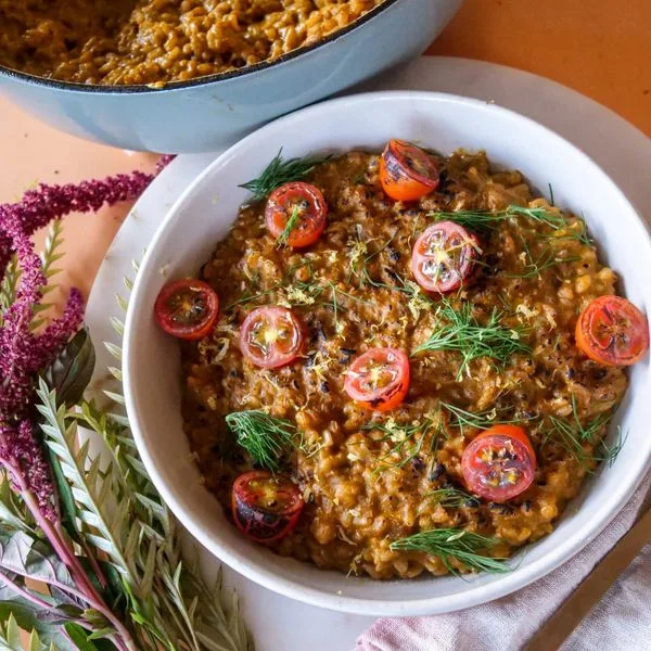 Romesco Risotto | Forks & Foliage