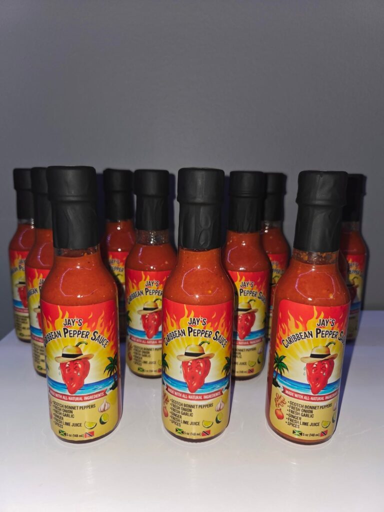 First time bottling a sauce i made with Scotch bonnets.