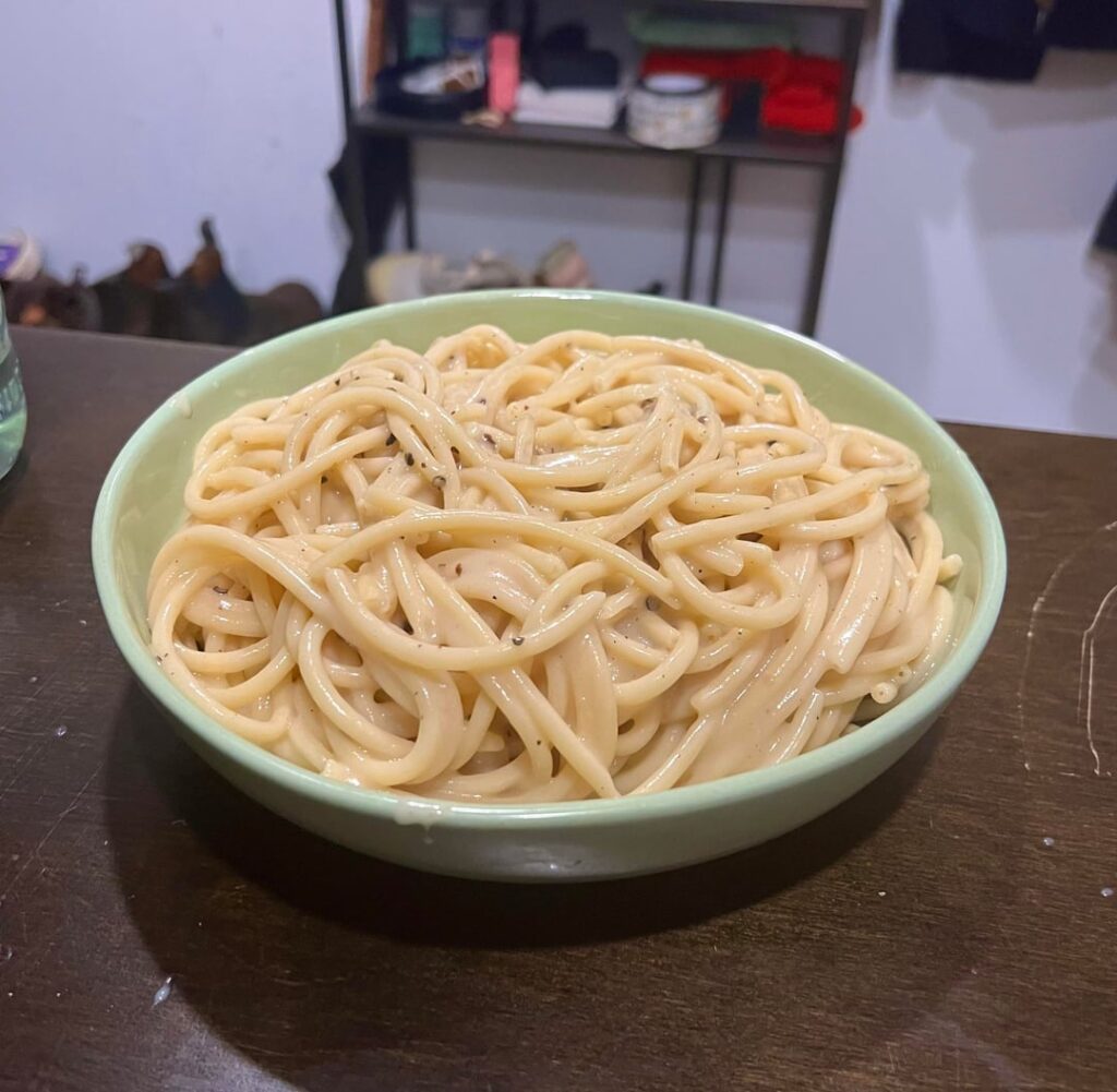 Friday night cacio e Pepe