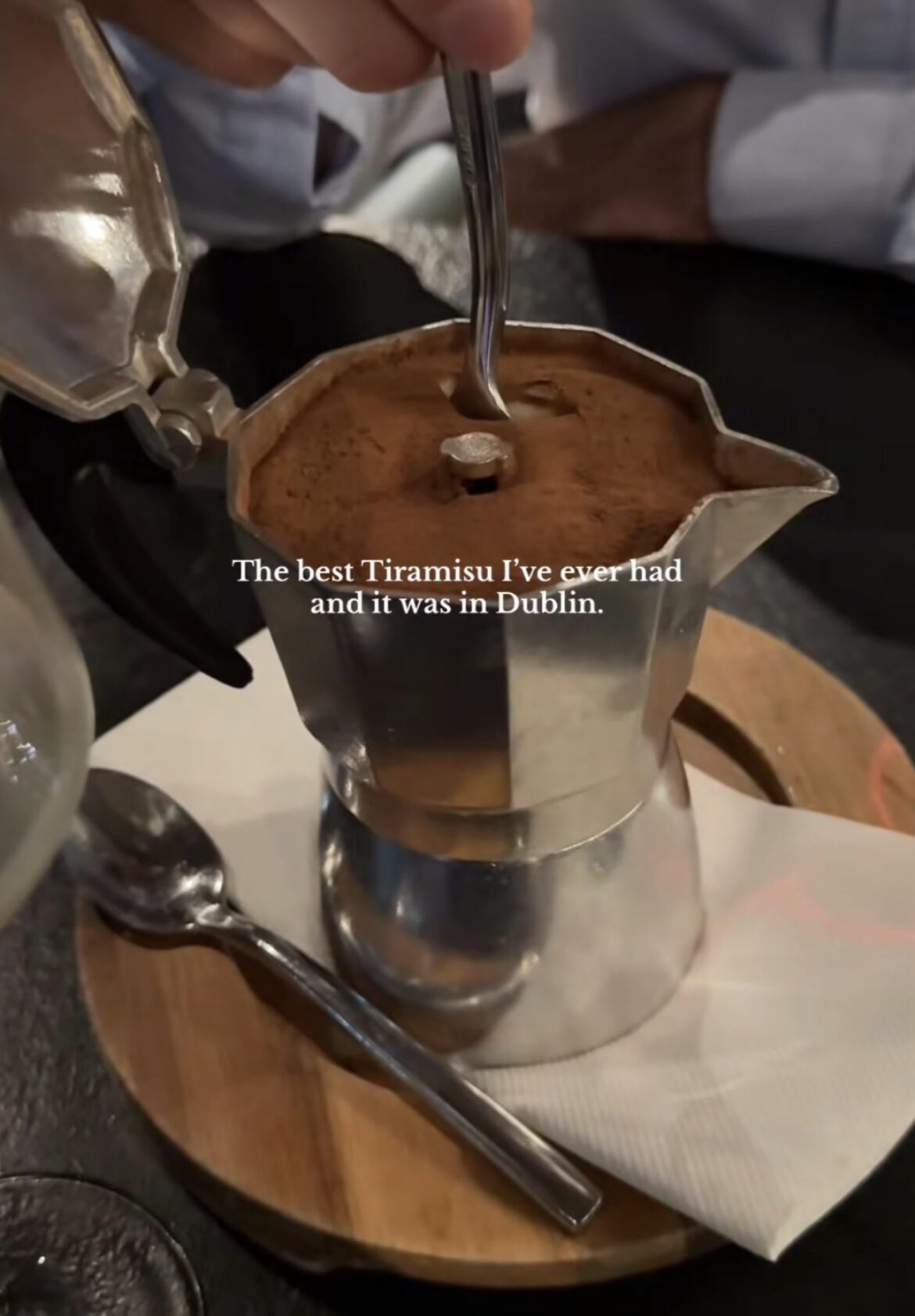 Tiramisu in a Moka Pot