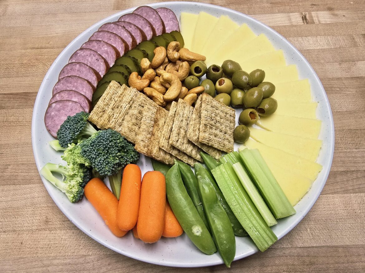 Last night's snacking plate