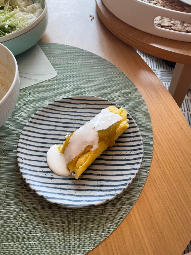 Some food we made at home