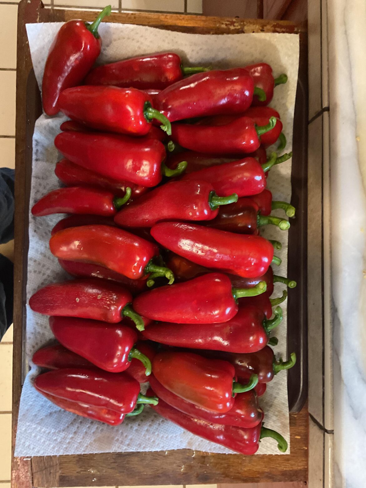 Ripe jalapeños