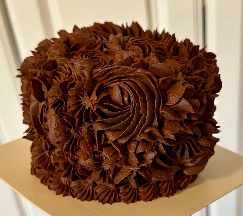 Triple chocolate cake