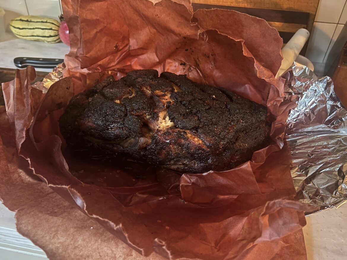 First Pork Shoulder on the Egg! First Pork Shoulder on the Egg!