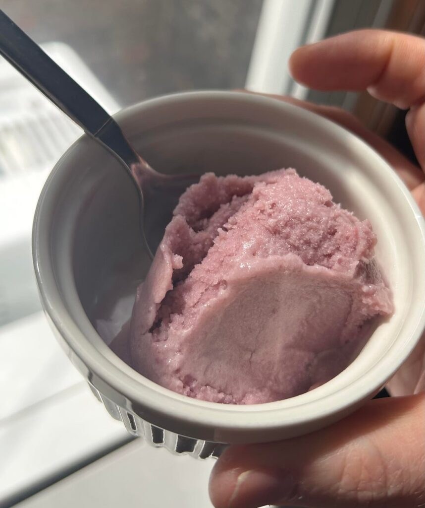 Knocked my own socks off: Kyoho Grape Sherbet