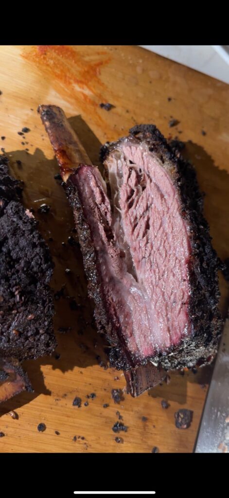 Thank you r/BBQ for easy first time plate rib success Thank you r/BBQ for easy first time plate rib success