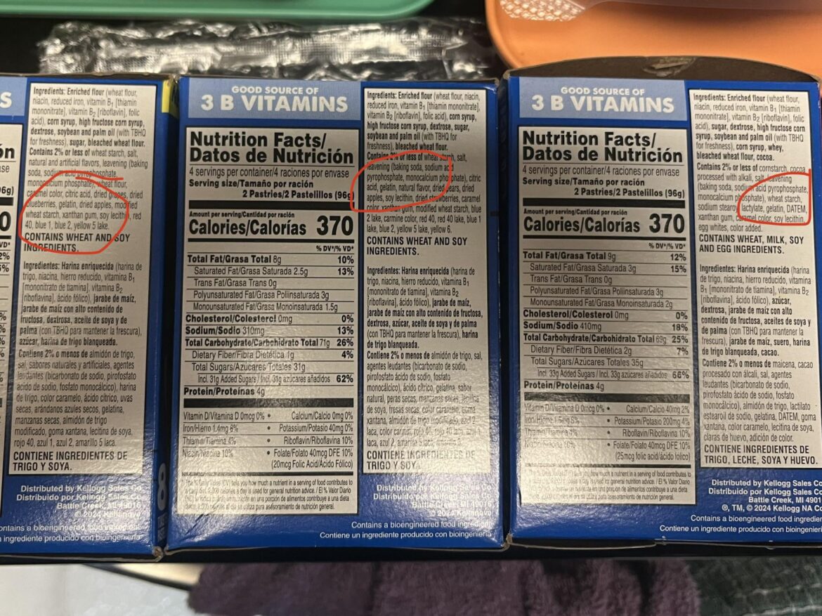 Poptarts aren’t vegetarian?!